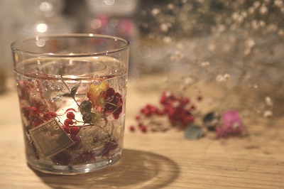 Floral candle holder,フローラルキャンドホルダー